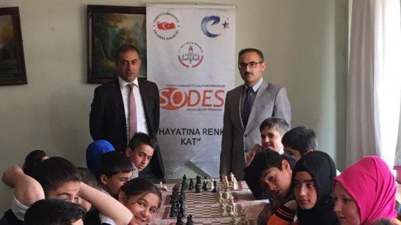 İlçe Milli Eğitim Müdürlüğümüz tarafından gerçekleştirilen Satranç Turnuvası finalleri 