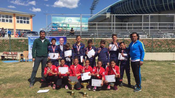 TAF Turkcell Küçükler Atletizm Festivalinde öğrencilerimizden büyük başarı