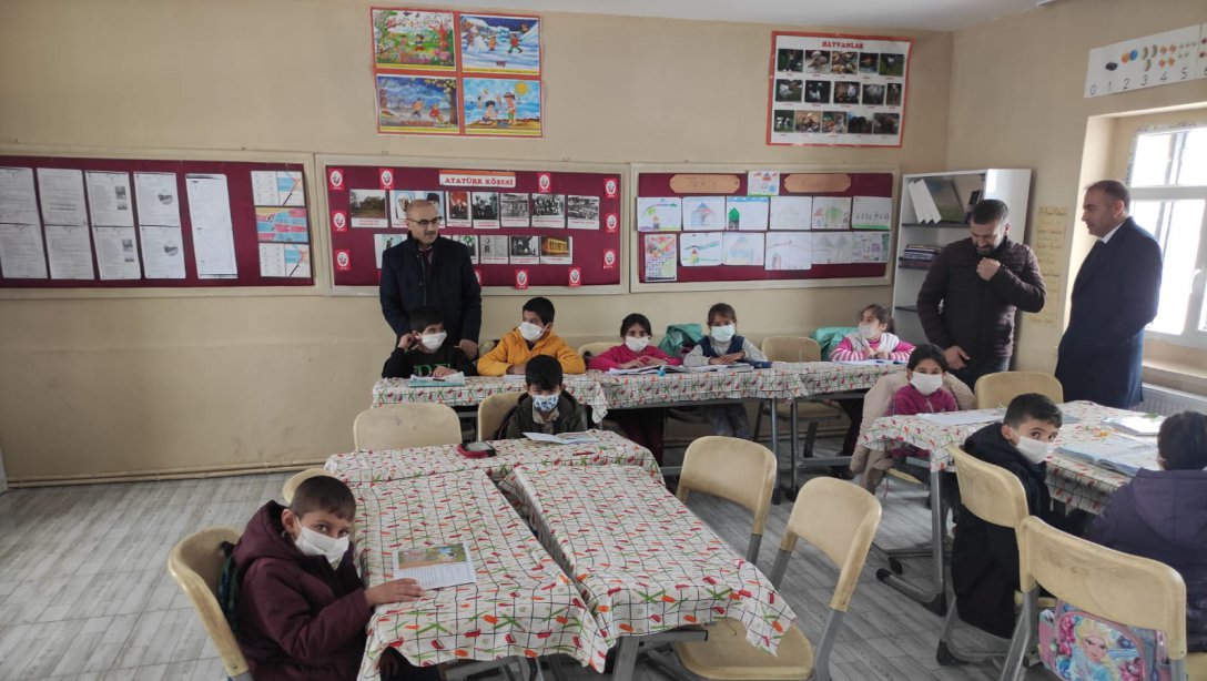 İlçe Milli Eğitim Müdürümüz Muhlis Çiçek'in Ali Külek İlkokulunu Ziyareti